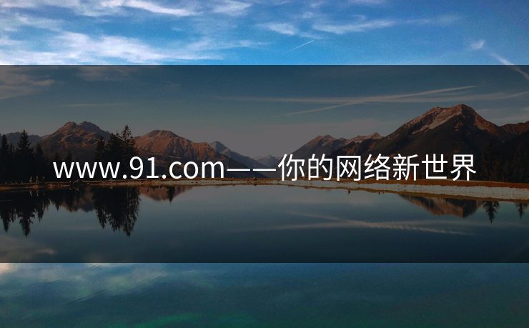 www.91.com——你的网络新世界